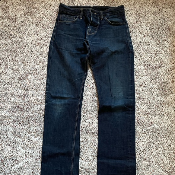 Shockoe Atelier dark denim jean slim fit 28”w
